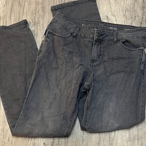 Simply Vera Vera Wang Dark Gray Straight Leg Jeans